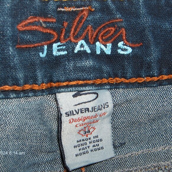 Silver Jeans, Tia, Measure 35"-38" Waist, 31" Inseam - Picture 4 of 9